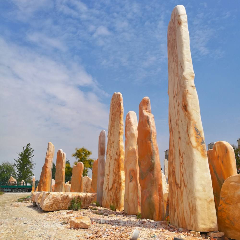 【山西景观石 黄蜡石 深受客户好评】图片