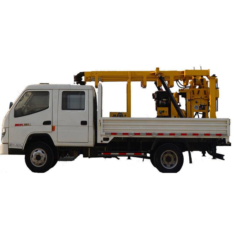 供应小型车载水井钻机XYC-200轻卡汽车钻机百米岩土勘察钻机