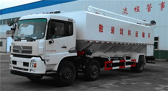 东风天锦12吨饲料车10吨12吨饲料车厂家饲料运输车厂家