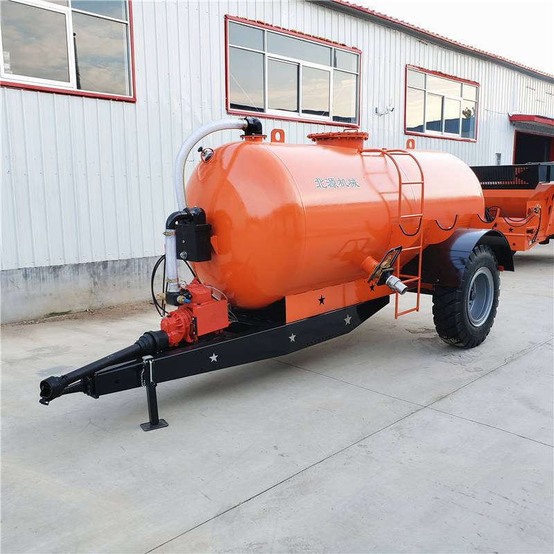 农牧大型牵引式液体有机肥撒肥车8方罐式液态强泵喷洒车撒肥机