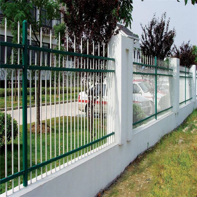 围墙护栏锌钢护栏铁艺护栏来图定制上门安装