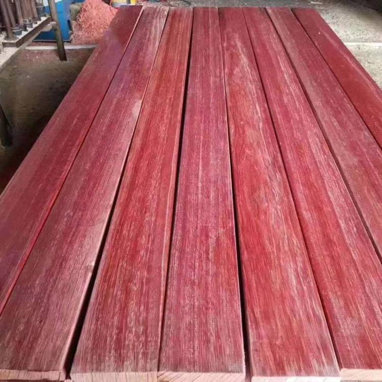 园林板材 成都红巴劳木实木地板 南美柚木龙骨安装定制