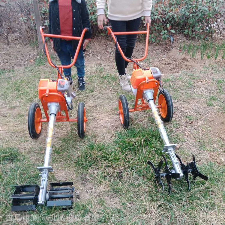 【小型割草機 揹負式汽油除草機 輕便手持打草割草機】視頻介紹