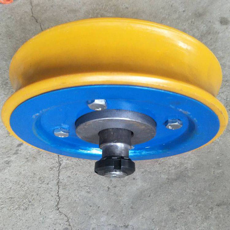 厂家优质供应矿山专用猴车托绳轮压绳轮聚氨酯猴车轮衬商家推荐