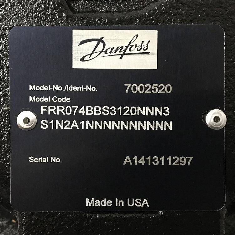 Danfoss//7002520FRR074BBS3120NNN3S1N2A1NNNNNN