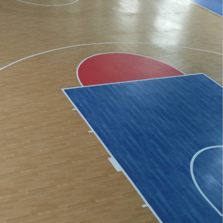 供应北京PVC塑胶地板/枫木纹pvc运动地板/欧宝瑞篮球专用地胶