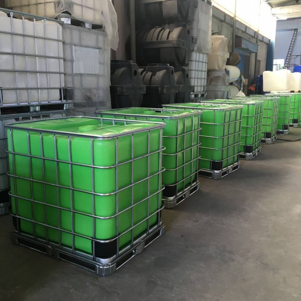 华社厂家批发周转桶化工方桶1500l雨水收集桶周转桶食品级泡菜吨桶