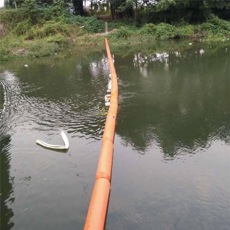 邯郸供应水上漂浮物拦截塑料浮筒长江上游水电站拦污装置浮筒厂家