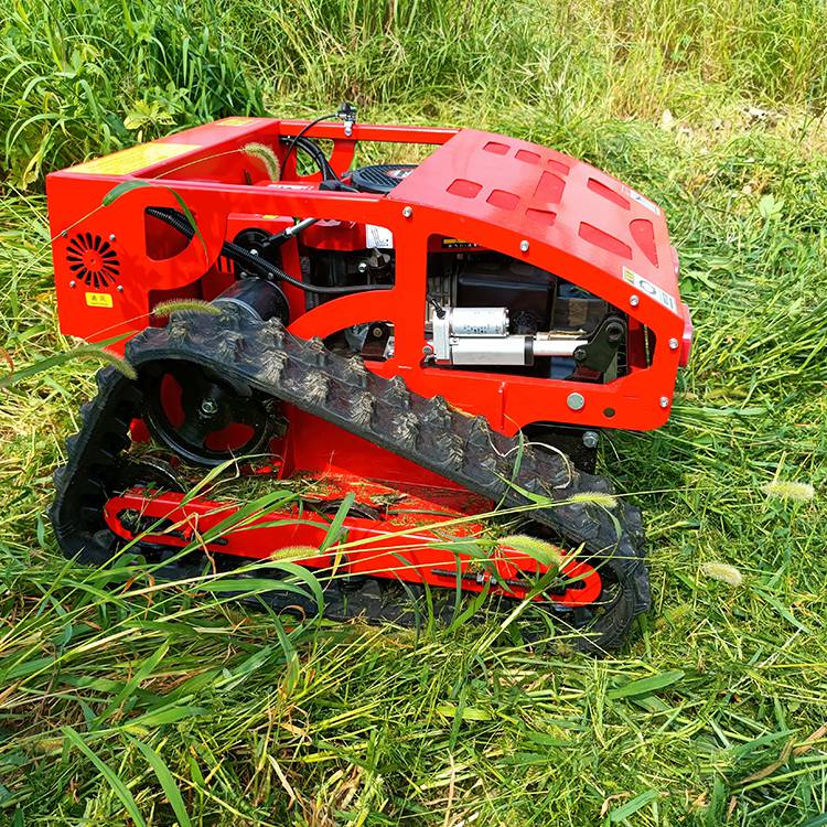 操作方便履带式小型园林割草机动力强劲割草机汽油式割草机