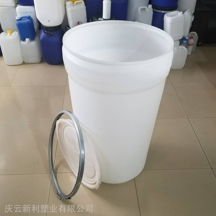 可套叠200L塑料桶大口200升塑料桶锥口桶新利塑业制造