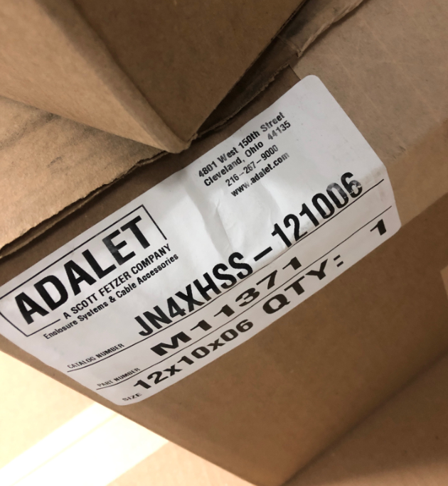 优势供应ADALET-PLM接线盒JN4XHSS-121006