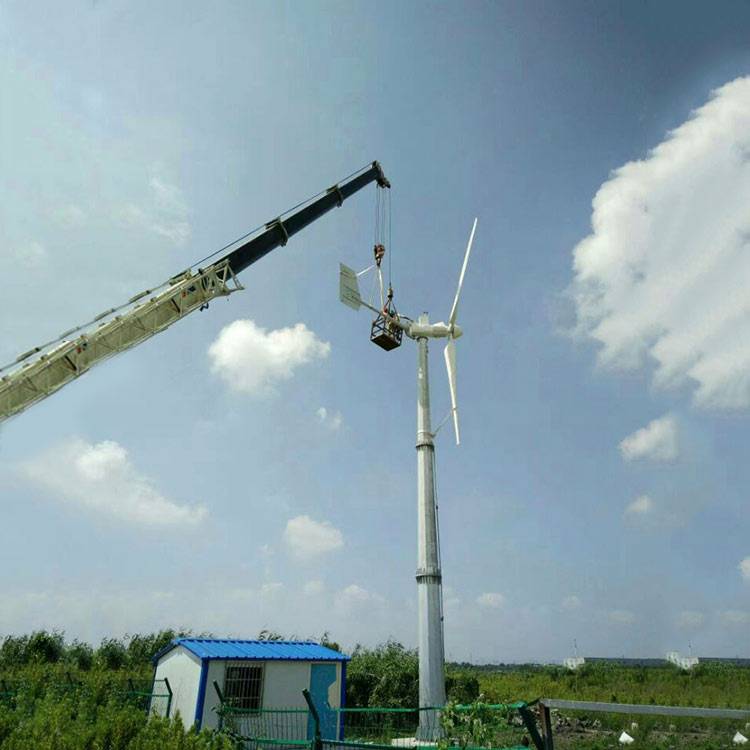 甘肃静宁30千瓦风力发电机风力发电机设备控制系统简单
