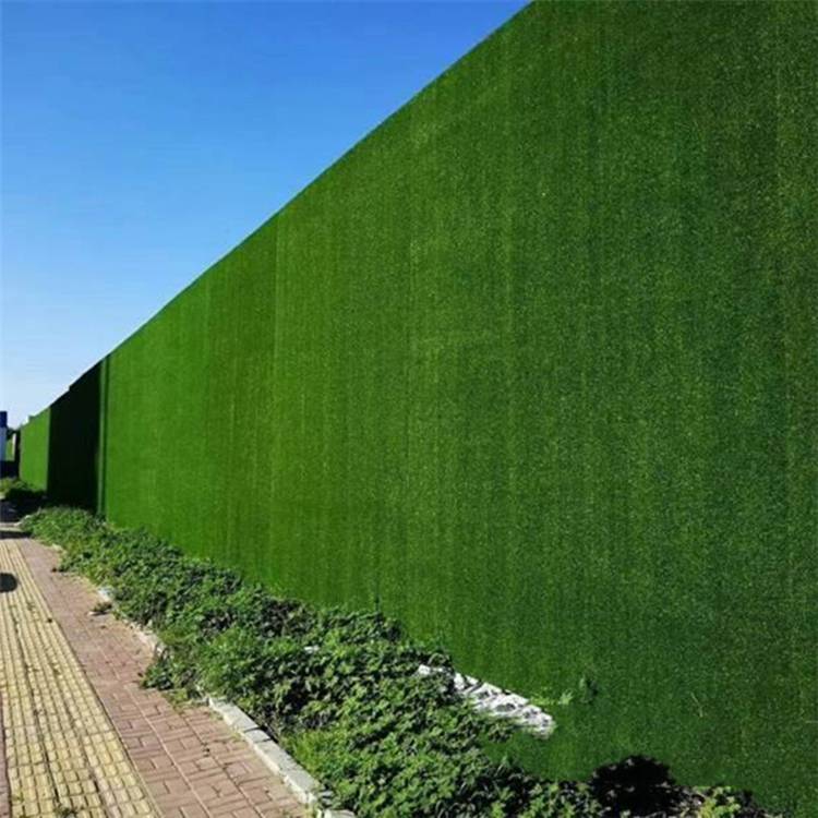 围墙假草价格梅州人造草坪围挡万立森建筑围墙人工绿草坪