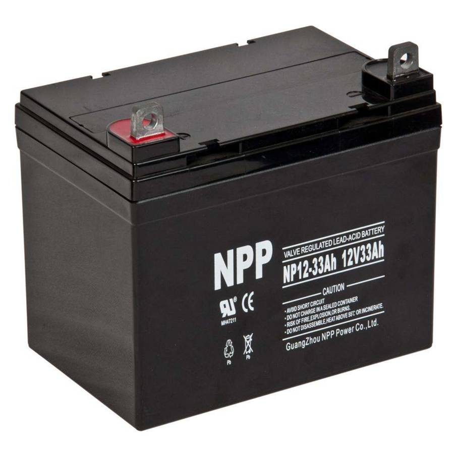 NPP耐普蓄电池NP12-33Ah12V33AH基站储能光伏发电UPS电源