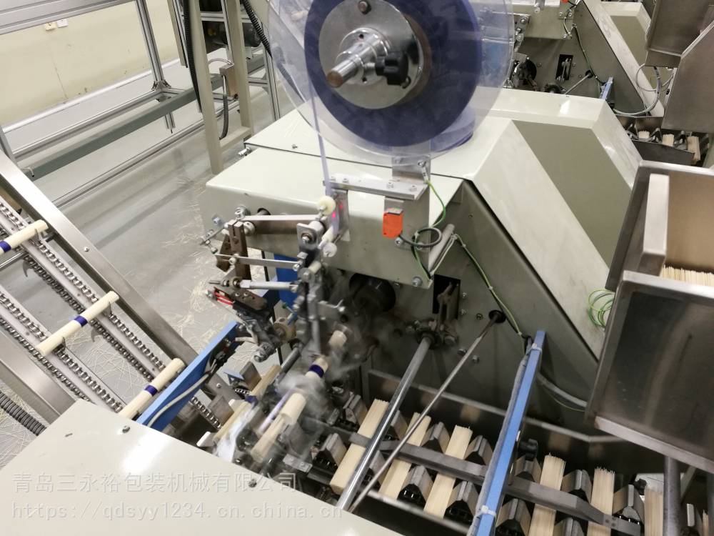 定制机械式全自动1公斤内不锈钢挂面单扎纸带捆扎机