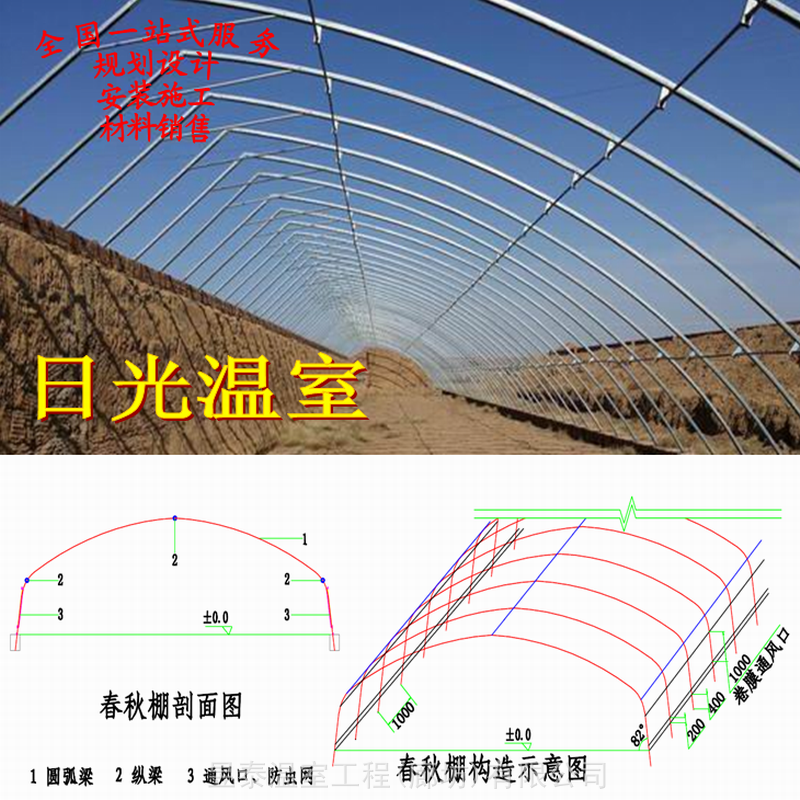 日光大棚薄膜大棚昱泰温室大棚材料蔬菜大棚农业种植大棚暖棚温棚