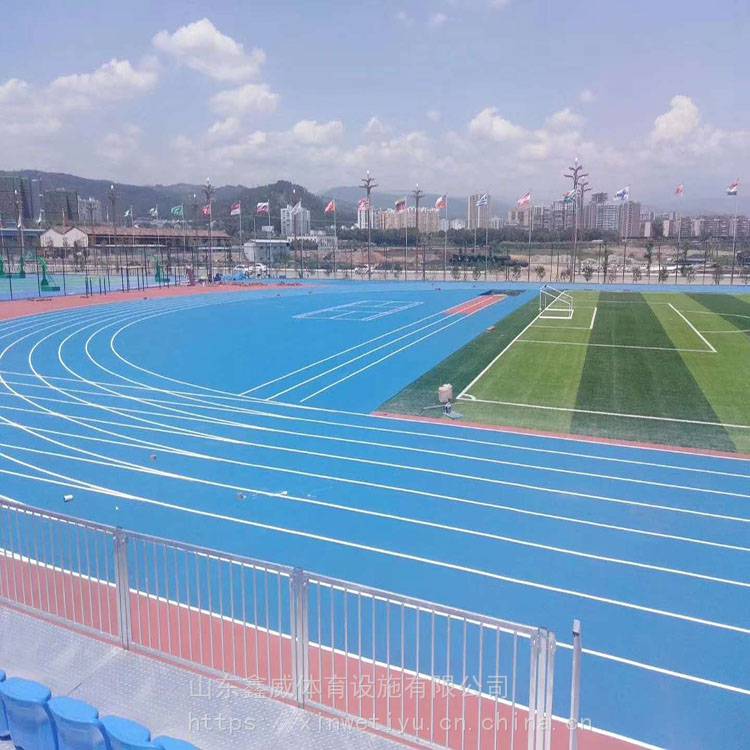 PU塑胶跑道 混合型塑胶型跑道 山东塑胶跑道厂家