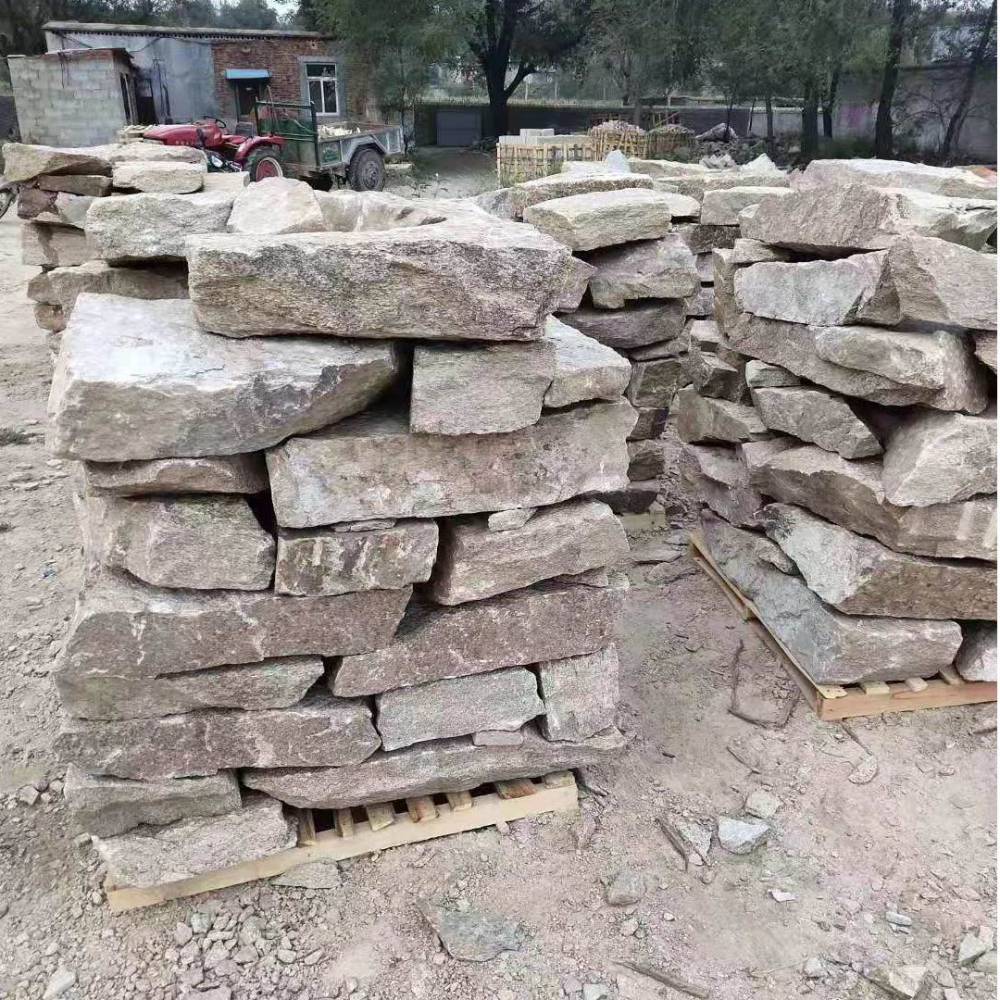 砌墙文化石砌墙石毛石砌墙石砌墙蘑菇石虎皮石砌墙石量大优惠