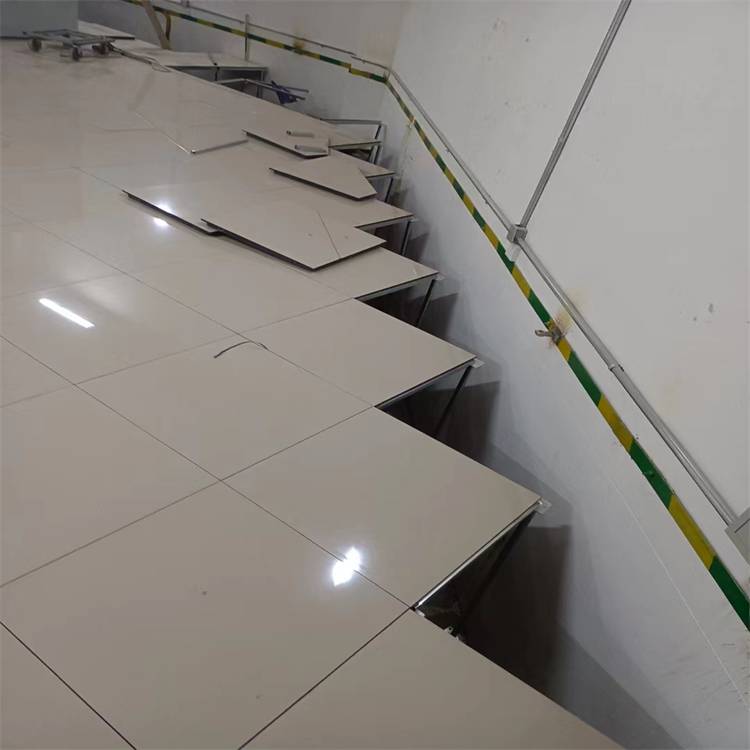 未来星高承重耐磨防腐蚀学校机房陶瓷防静电地板600600规格