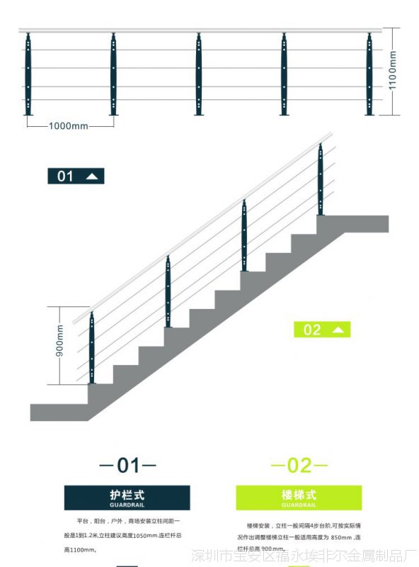 楼梯扶手标准尺寸图图片