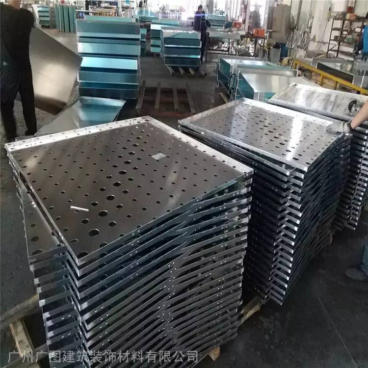 广州南沙冲孔铝单板加工厂30mm幕墙穿孔铝板