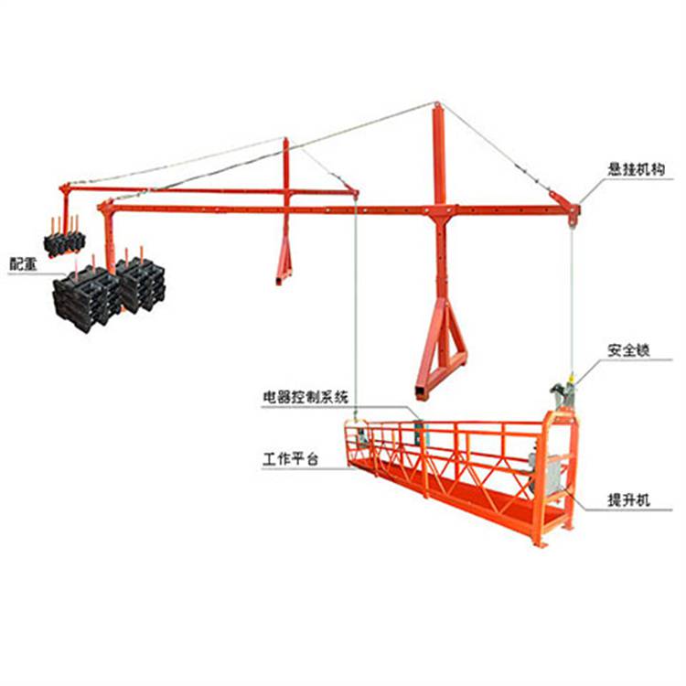 寧波升降平臺租賃單人吊籃小型吊籃電動吊籃廠家定制版本