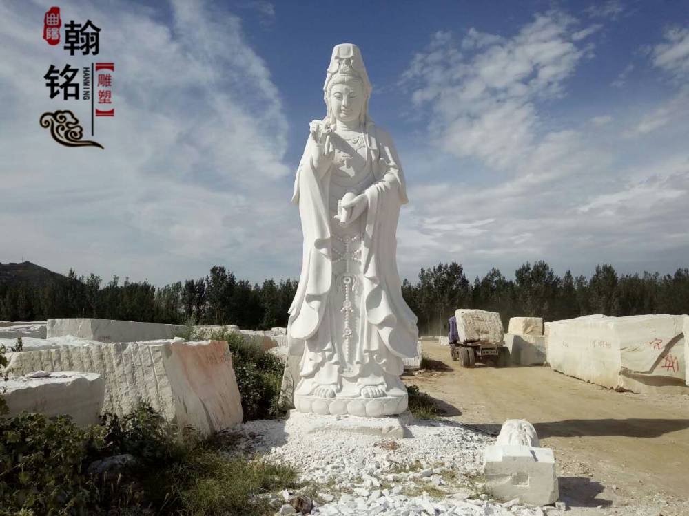 石雕观世音菩萨雕像寺庙寺院大型观音像地藏王