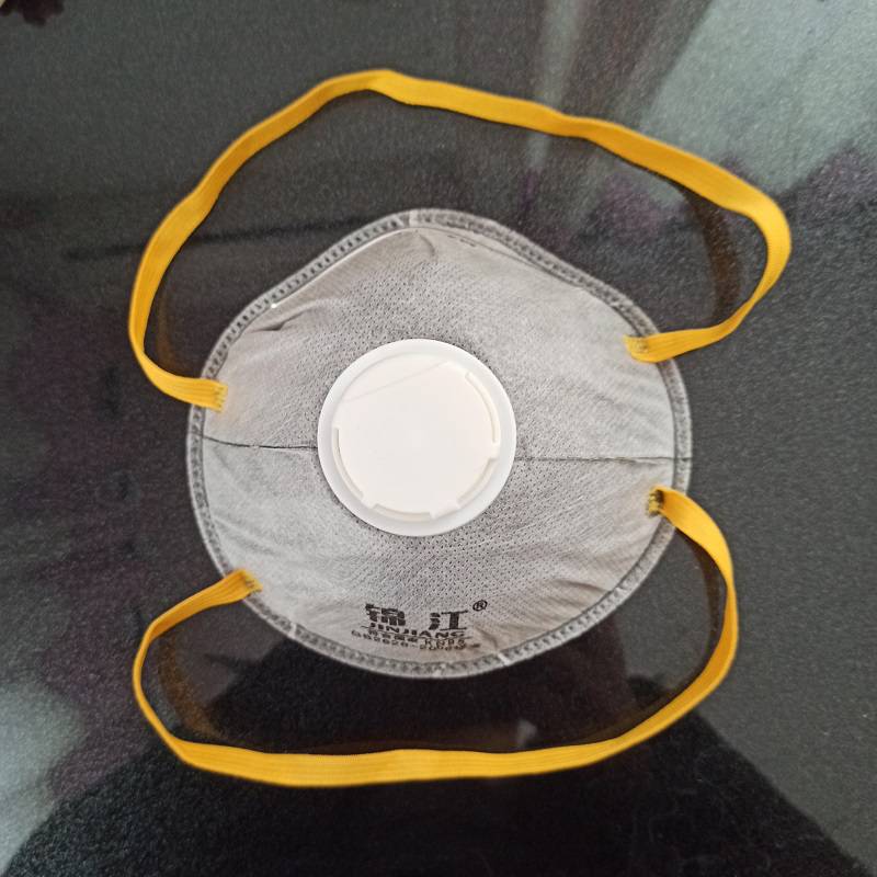 杯型防尘口罩KN95防工业粉尘电焊甲醛头戴式透气呼吸阀活性炭打磨口罩