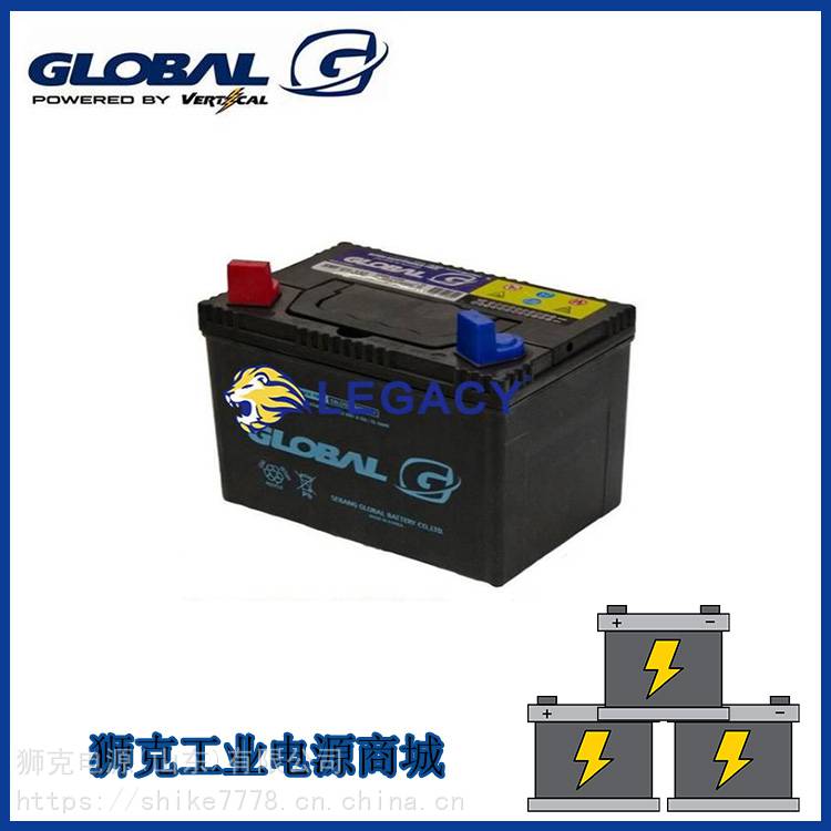 韩国GLOBAL蓄电池SMFN200/12V200AH逃生艇备用发电机