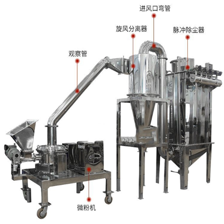 气流细磨粉碎机 五谷杂粮粉碎磨粉机 通用超微粉碎机