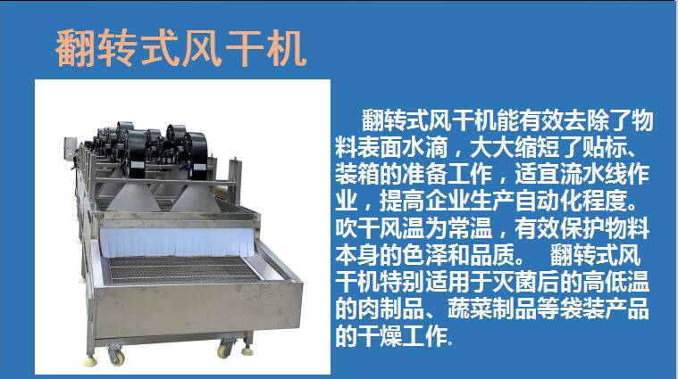 食品機械 果蔬加工設備 果蔬清洗機 > 老虎菜包裝袋風乾機 榨菜風乾