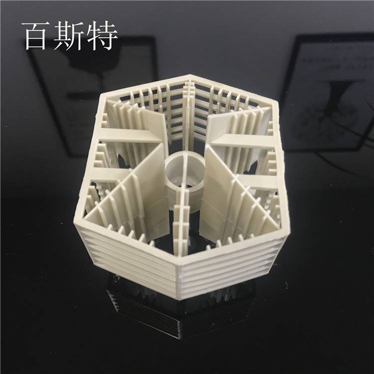 定制PP六棱环填料PPH棱形环多孔组合环再生酸雾塔传质