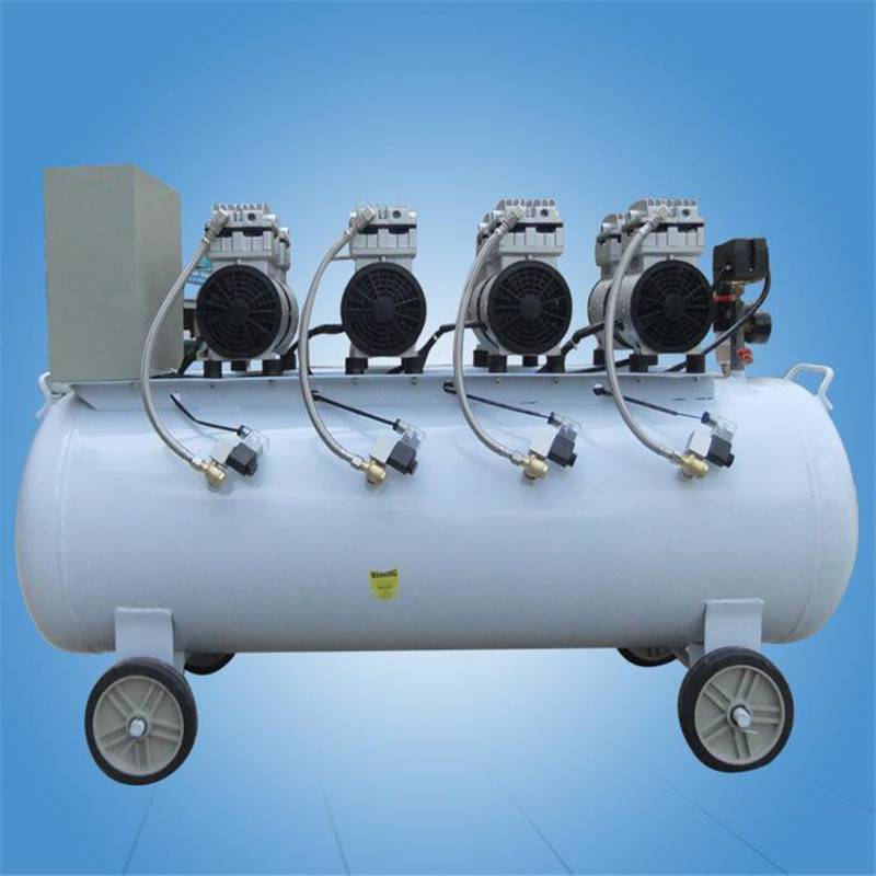 气泵空压机小型空气压缩机奥突斯充气无油低音220V木工喷漆冲气泵