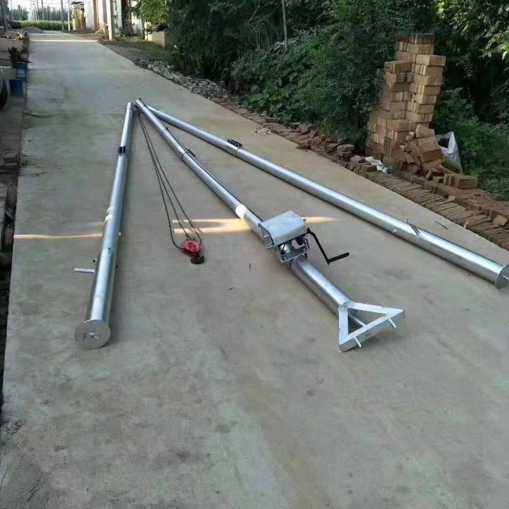 电线杆立杆机铝合金三角拔杆15米水泥杆扒杆12米三角架