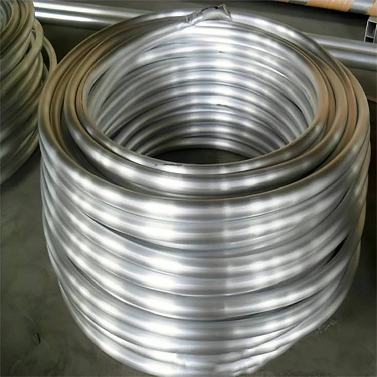 精密无缝铝管1060纯铝管制冷设备用易折弯铝盘管