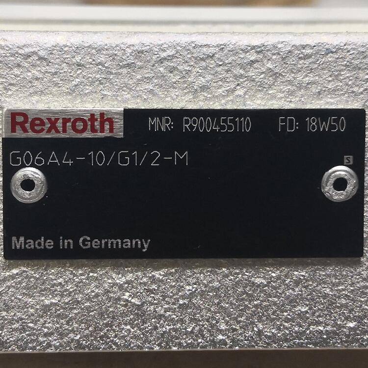 Rexroth/R900455110G06A4-10-G1/2-M/液压阀底板