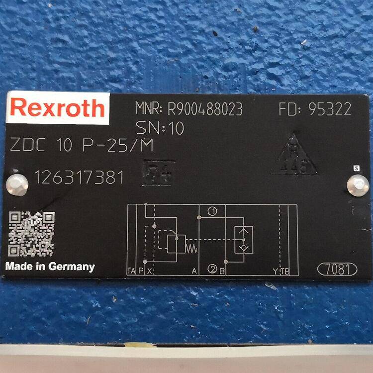 Rexroth/R900488023ZDC10P-2X/M/压力补偿器