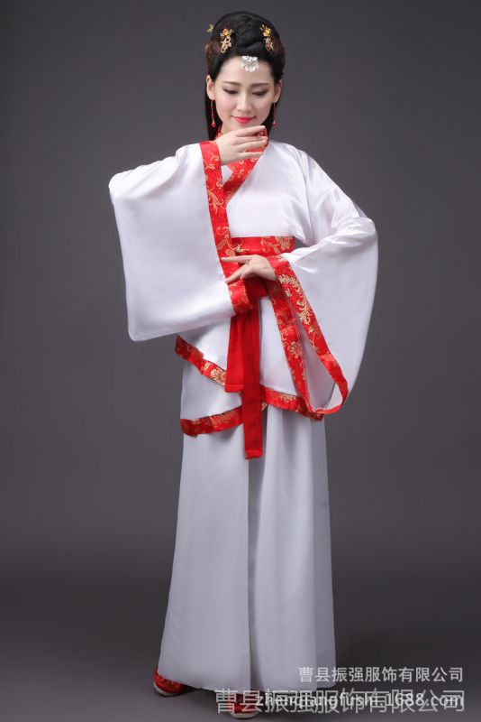 古装汉服影视演出服女装汉代服装曲裾汉唐成人礼表演服改良襦裙