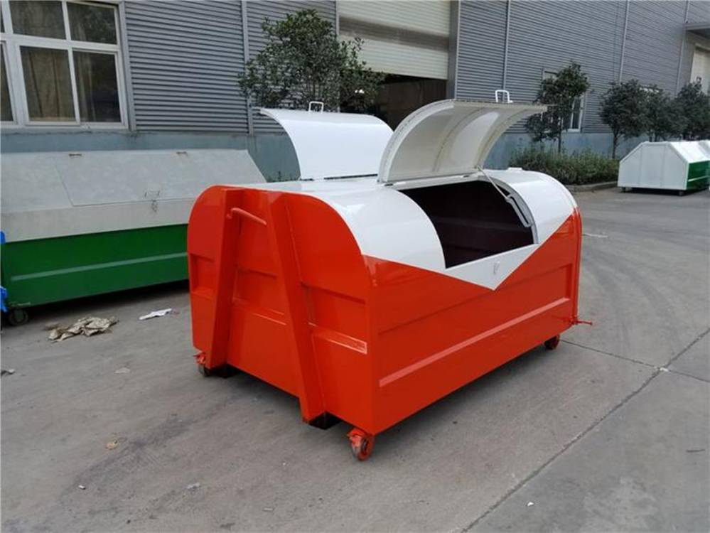 吉林钩臂式垃圾箱 6方垃圾箱 尺寸
