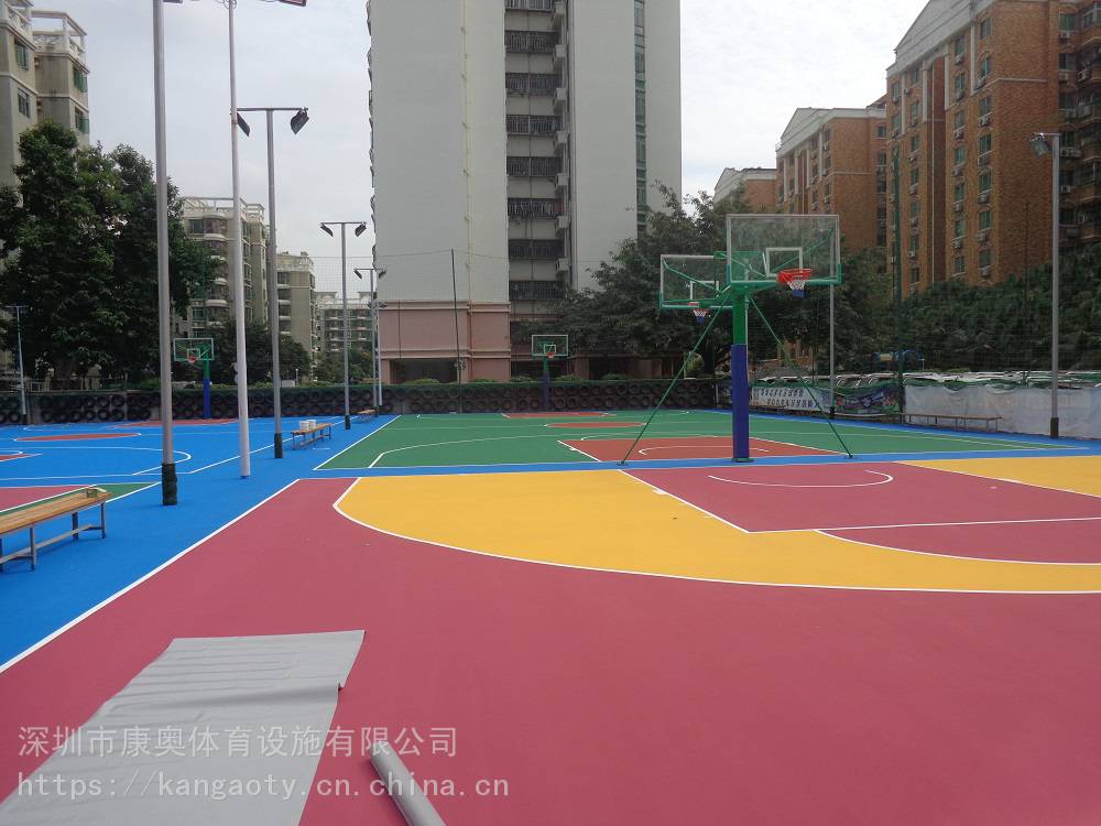 深圳东莞广州佛山中山篮球场网球场施工广东省内均可安排