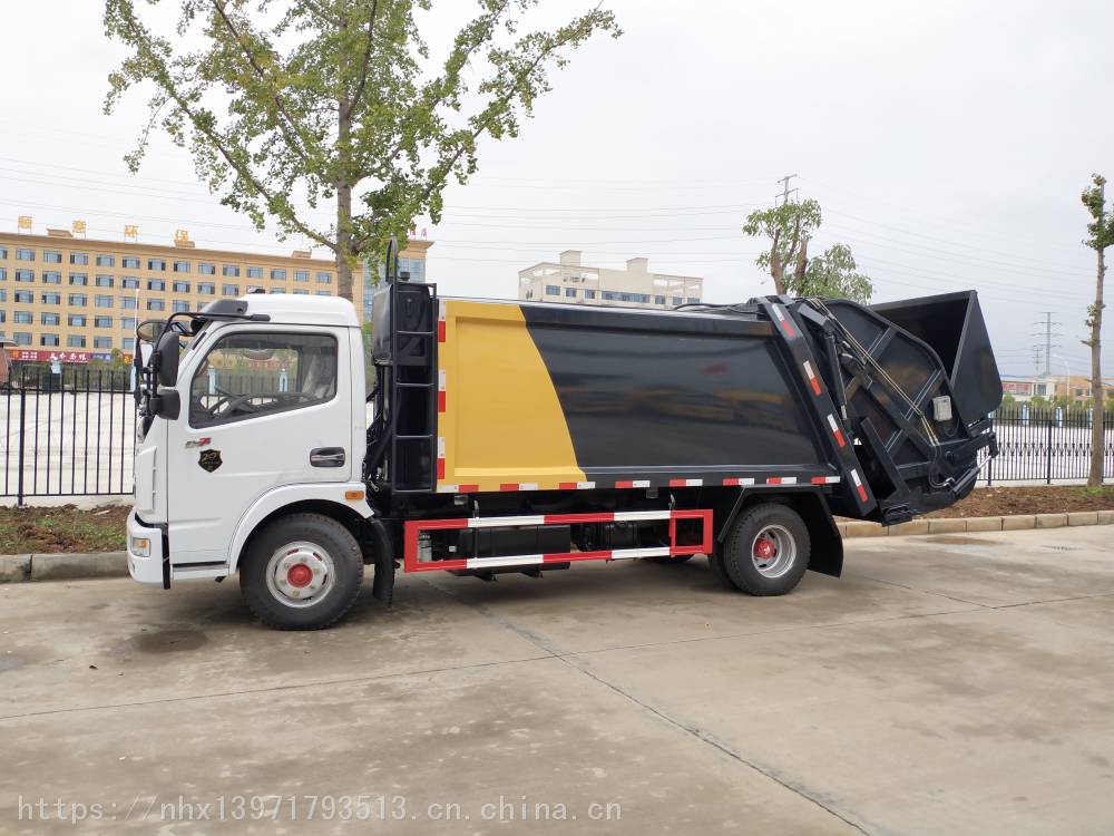 東風(fēng)小多利卡壓縮式垃圾車價格/6方后裝式壓縮式垃圾車多少錢一臺