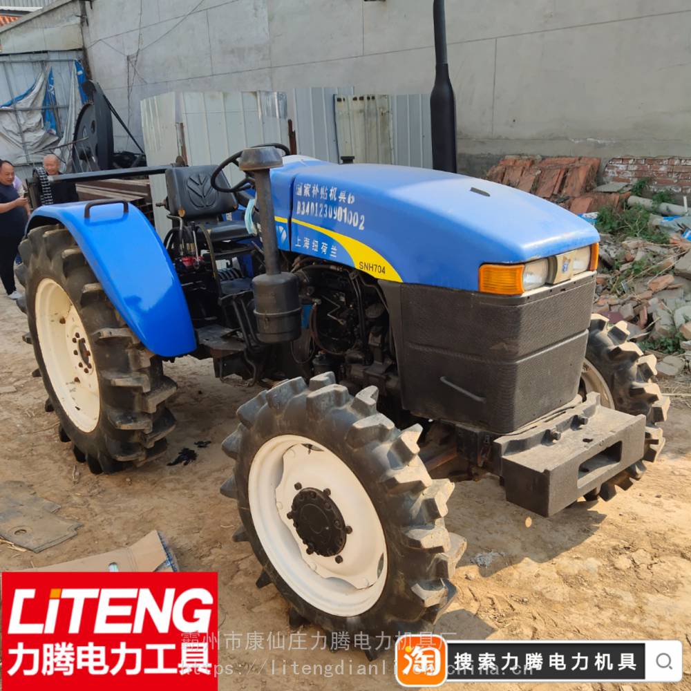 二手拖拉机改装大吨位绞磨手扶拖拉机绞磨机500型带收线盘拖拉机704绞磨机