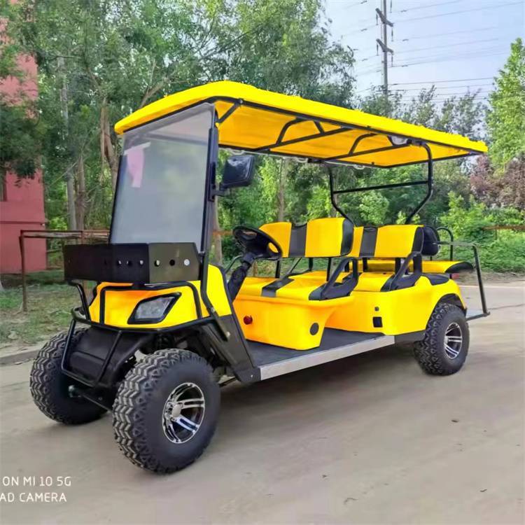 户外运动新能源四轮代步车运动型高尔夫球车小型电动巡逻车
