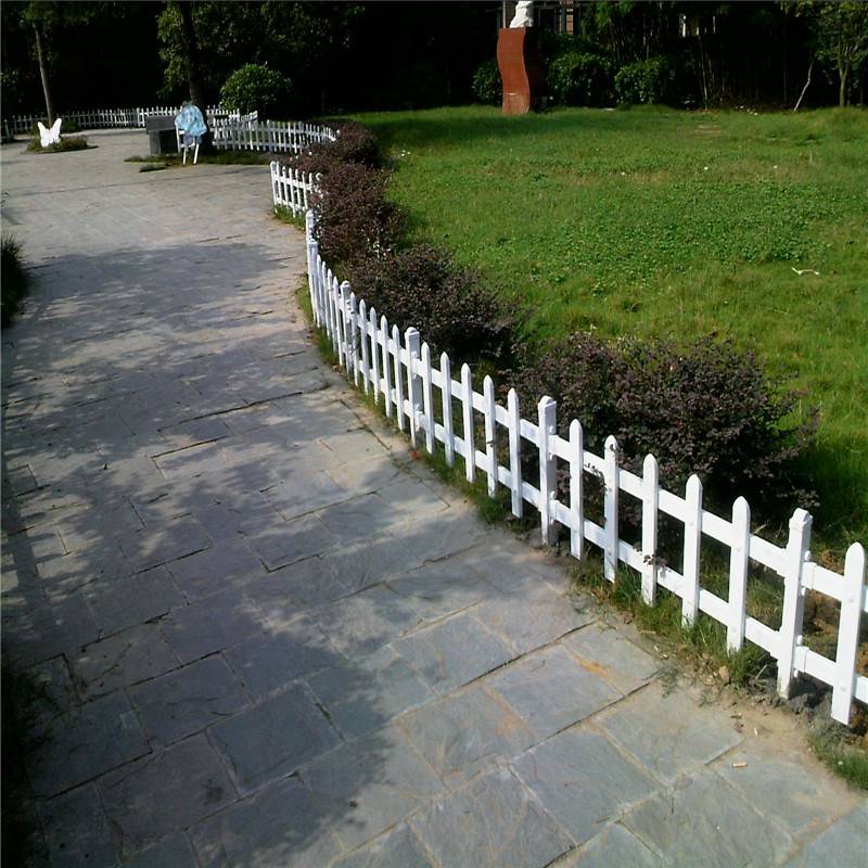庭院绿地草坪护栏 花坛pvc围栏 市政绿化塑钢护栏