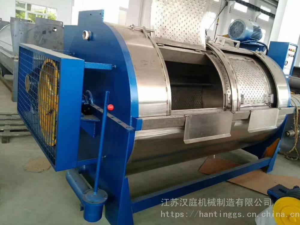 湖南醴陵300kg工业洗衣机大型滤布清洗机价格不锈钢卧式水洗机