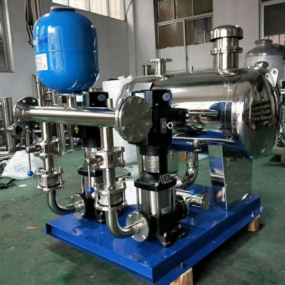无负压变频供水设备恒压二次加压不锈钢立式多级离心泵组可定制