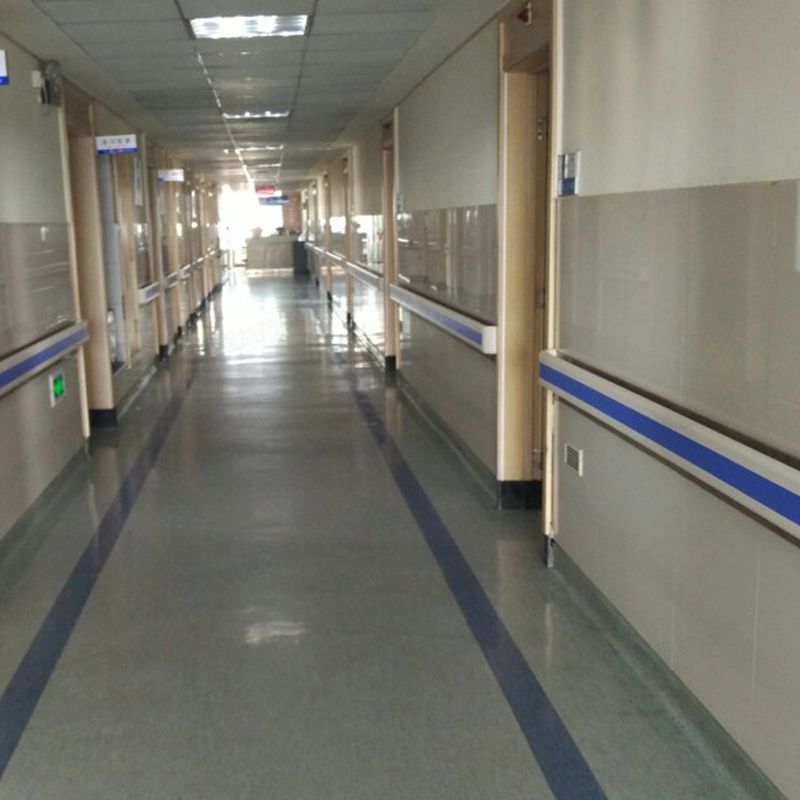 程益防护北京养老院老年公寓专用走廊过道靠墙防撞扶手老人安全抗菌防滑抓杆生产厂家