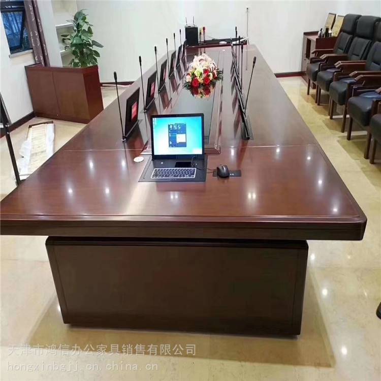 会议桌餐桌，会议桌图片及价格，10人会议桌尺寸-天津会议桌