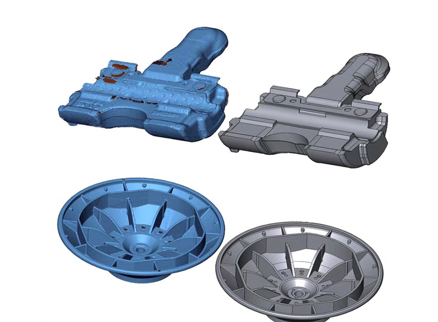 3d激光扫描建模零件铸件抄数叶轮泵阀反向测绘