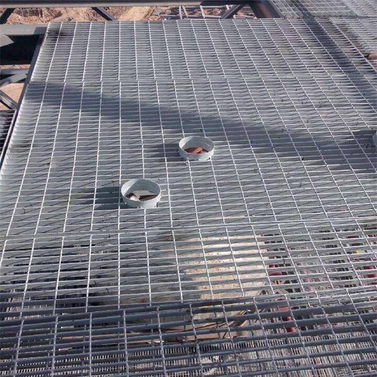 西安火电厂钢格板-化工厂平台走道钢格板固久镀锌格栅板
